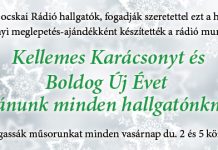 Kellemes Karácsonyt és Boldog Új Évet Kívánunk minden hallgatónknak!