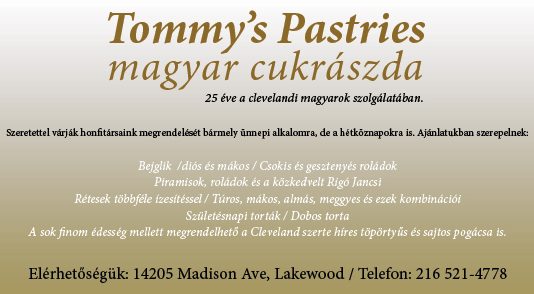 Tommy’s Pastries magyar cukrászda