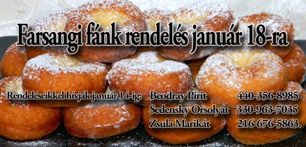 Farsangi fán rendelés