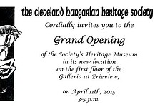 A clevelandi magyar múzeum ünnepélyes megnyítása