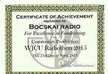 Harmadik egymást követő évben megnyerhettük a legjobban támogatott közösségi rádióadás díjat