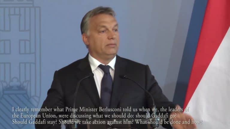 Orbán Viktor miniszterelnök úr Magyarország aktuális helyzetéről szóló beszédére – Angolul feliratozva
