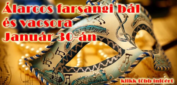 Álarcos farsangi bál – 2016