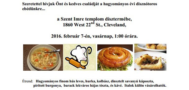 Disznótoros ebéd a Szent Imrében