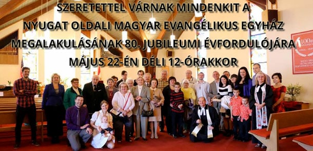 A clevelandi Evangélikus Egyház 80. évfordulója