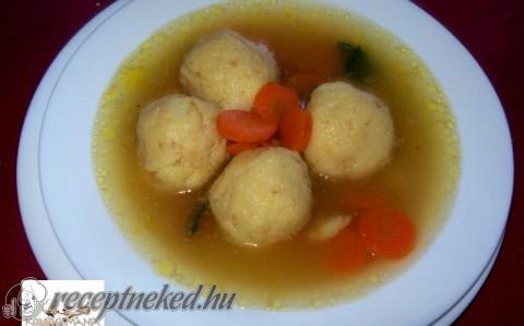 Sajtgombóc leves recept