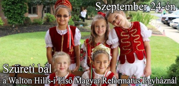 Szüreti Bál A Walton Hills-i Első Magyar Református Egyháznál
