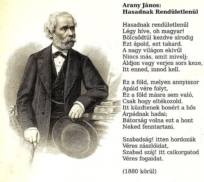 Arany János: Hasadnak rendületlenül
