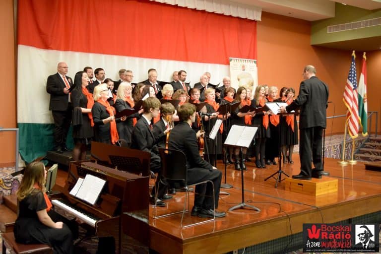 Az 1848-as forradalom és szabadságharc emlékére tartott ünnepség Clevelandben