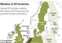 Így terjed az iszlám Európában
