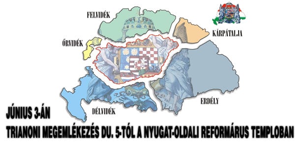 Trianoni megemlékezés junius 3-án du. 5 órától