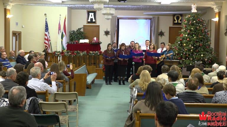 Adventi és Karácsonyi Gyertyafényes Istentisztelet a Clevelandi Magyar Bethánia Baptista Gyülekezetben