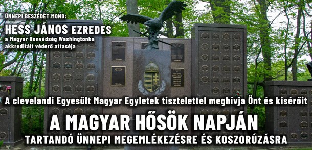 Hősök napi megemlékezés Clevelandban