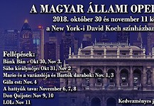 A Magyar Állami Operaház New Yorkba lép fel