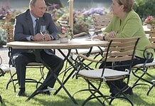 Putyin megerősítette Merkelnek, hogy megmarad az ukrán gáztranzit