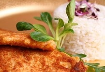 Rántott hús darált húsból