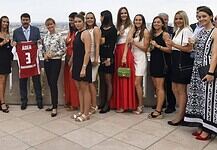 Áder János tiszteletvacsorán fogadta az aranyérmes magyar válogatottat