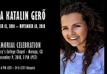 Gerő Luca Katalin megemlékezésének élő közvetítése