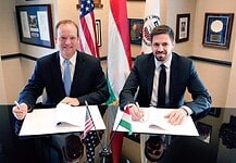 Magyar Levente együttműködési megállapodást írt alá Washingtonban az üldözött keresztények védelméről