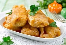 Vegán töltött káposzta