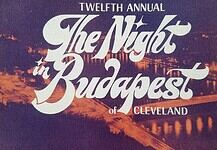 Clevelandi emlékek – The Night in Budapest (1): Műsorlap és menü