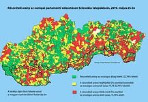 Az EP-választás eredményei a felvidéki településeken