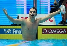 Videó: szenzációs úszás, így lett világbajnok Milák Kristóf