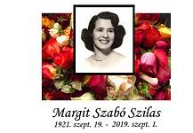 Szilas Szabó Margit gondviselőjéhez távozott