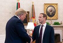 Az internet szabályozásáról tárgyalt Trump és Zuckerberg