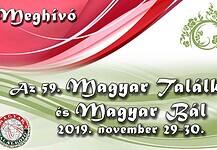 November 29 és 30 között megrendezésre kerül az 59. Magyar Találkozó Clevelandben