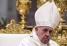 Ferenc pápa: A nők elleni erőszak az istenkáromláshoz hasonló