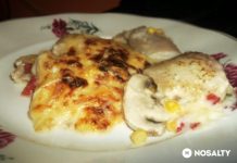 Halfilé fűszeres sajtmártásban