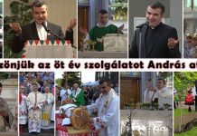 Köszönjük az öt év szolgálatot András atya!