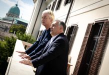 Orbán Viktor Geert Wildersszel találkozott