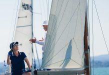 Varga Judit vízre szállt a Kékszalag vitorlásversenyen