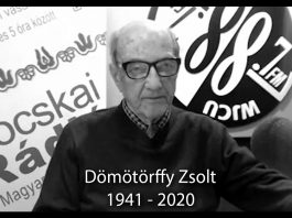Fájó szívvel tudatjuk, hogy Dömötörffy Zsolt visszaadta lelkét teremtőjének
