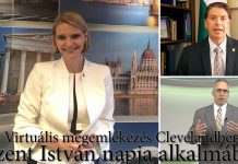 Online, virtuális megemlékezés Clevelandben Szent István napja alkalmából