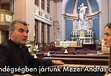 Vendégségben jártunk Mezei András atyánál