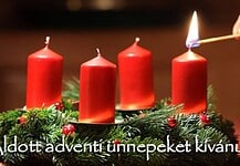 Áldott adventi ünnepeket kívánunk!