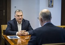Orbán Viktor a Karmelita kolostorban fogadta Kelemen Hunort