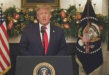 A koronavírus témája uralta Donald Trump újévi beszédét
