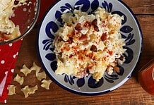 Sütőben sült túrós csusza