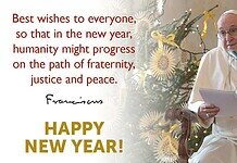 Fájdalmai ellenére Ferenc pápa elmondta újévi beszédét