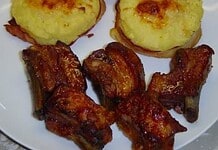 Illatos mézes-mázas oldalas ünnepi burgonyakörettel