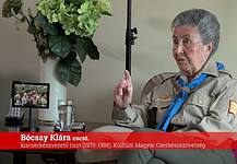 „Bárcsak még én is tudnék aktívan cserkészkedni!” – Bócsay Kláránál járt a Cserkész Rádió/TV