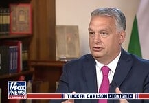 Orbán Viktor interjúja Tucker Carlsonnal