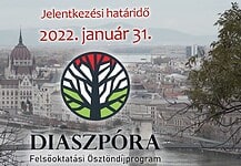 Diaszpóra Felsőoktatási Ösztöndíjprogram 2022/2023-as tanévre