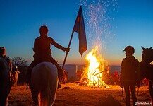 Őrtüzekkel ünnepelték az autonómia napját Székelyföldön