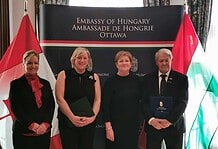 A kanadai magyar diaszpóra tagjait tüntették ki