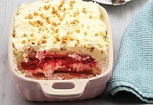 Málnás tiramisu mogyoróval